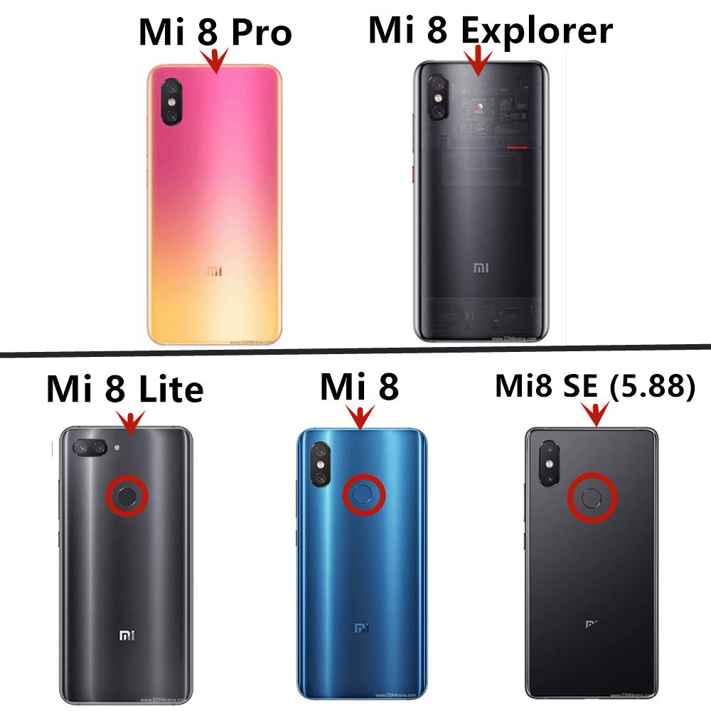 Hülle Xiaomi Mi 8 Pro PU-Leder Flip Case Kartenhalter Abdeckung Hülle für Xiaomi Mi 8 Lite Mi8 Explore Brieftasche Hülle Business Vintage
