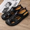Man Beach Sandals for Men  Original Brands Shoes Men's Comfortable Slipper Adult Men's Sandal Man's Leather Sandal Summer