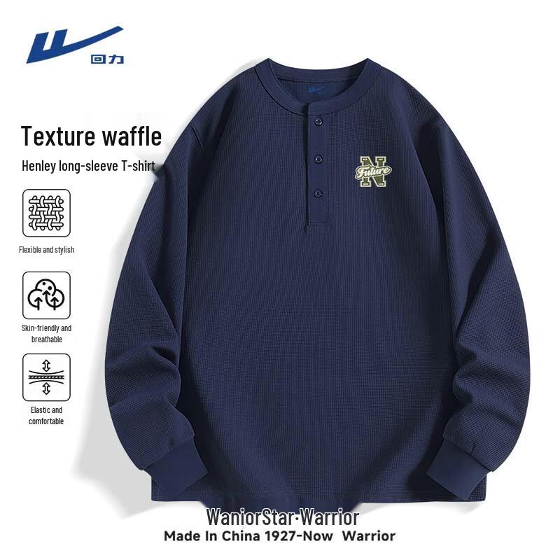 Warrior Men s Waffle Long Sleeve T-shirt 2XL