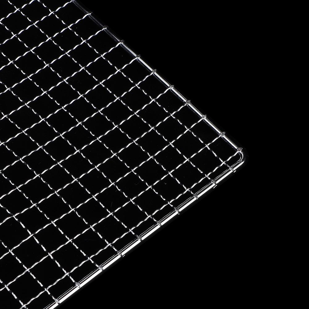 Multipurpose Stainless Steel Baking Wire Mesh Grill BBQ Net Mesh Barbecue Racks Picnic Tool