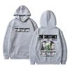 Horror Movie The Substance Graphic Print Hoodie Men Women Fashion Trend Streetwear Male Casual Fleece Polyester Oversized Hoodies