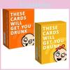 Entertaining You Laugh You Drink Family Party Game Cards With Colorful Designs