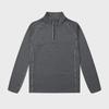 Men's Quick-Dry Breathable Long-Sleeve Fitness Shirt with Zipper Collar