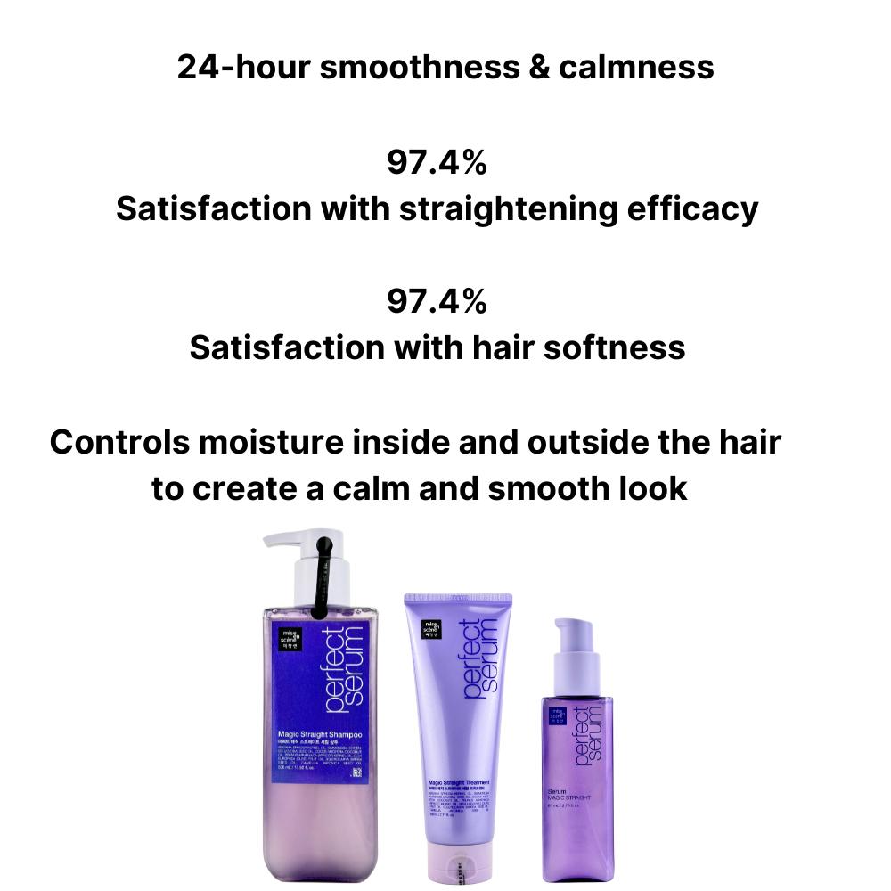 Mise En Scene Perfect Magic Straight Serum, Shampoo,Treatment 3 Type