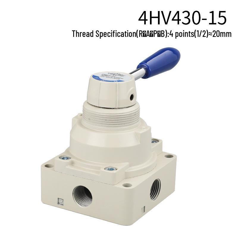 4HV210-0 Pneumatický ruční pákový ventil, 8cestný manuální ventil pro řízení vzduchu, Model K34R6-8/8D