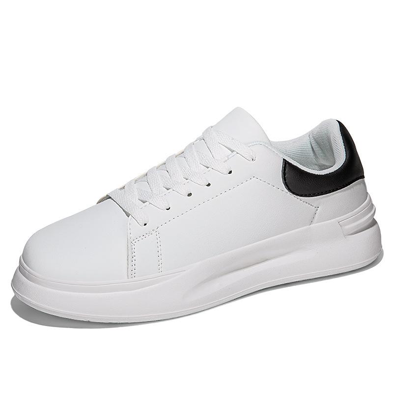 Little white shoes, the same for men and women, spring autumn leather waterproof casual sports shoes, youth casual board shoes