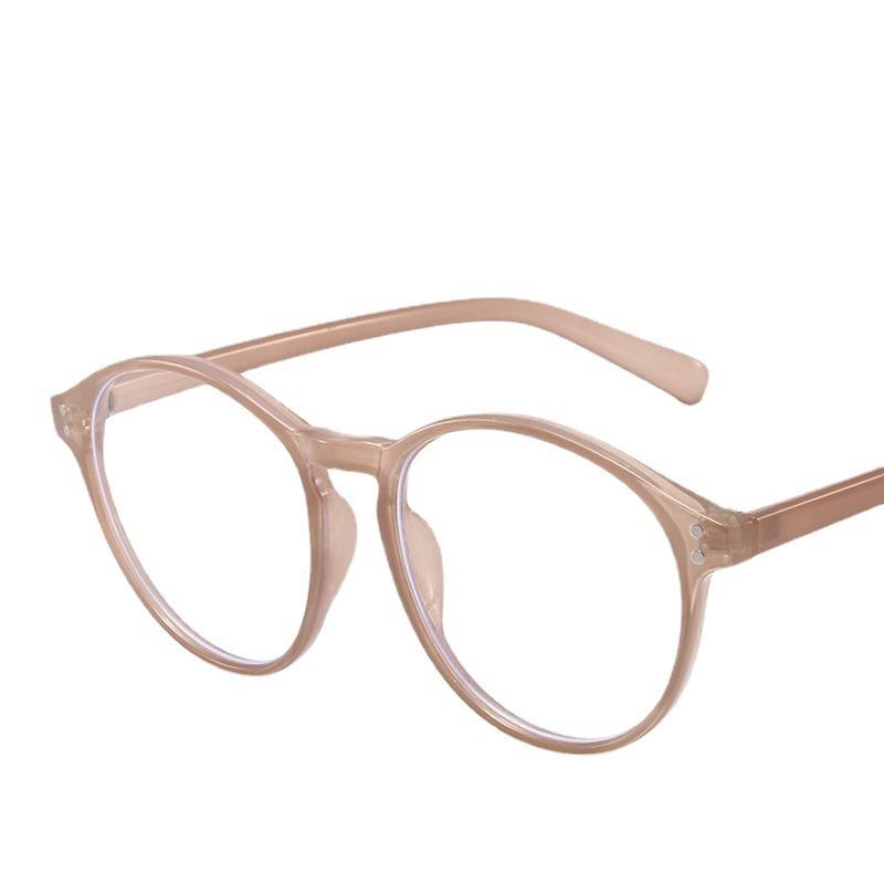 Retro Literary Glasses Large Frame Fashion Glasses Men and Women Fashion Simple Anti-blue Light Glasses