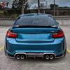 Carbon Fiber Rear Diffuser Kit for BMW M2 F87 - 3 Piece Set
