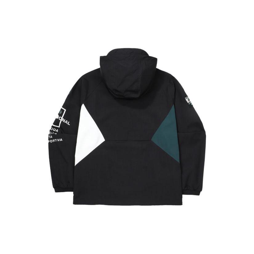 FILA Jackets Men's Black Hooded Moderate Other FS2JKF2112X-BLK