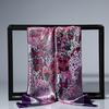 Spring/Summer New Women'S Silk Scarf 90 * 90cm Simulated Silk Twill Square Scarf Fashion Printed Large Square Scarf Professional Scarf