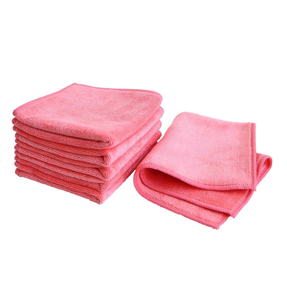 

imaa Hand Set of 25cm x Apricot Quick-Drying Handkerchiefs, Absorbent, Quick-Drying, Towels, 6, 25cm,