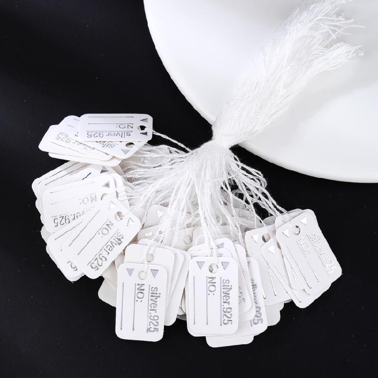 500PCS Easy Install Price Identification Markers Professional Grade Paper Labels for Luxury Goods Store Displays