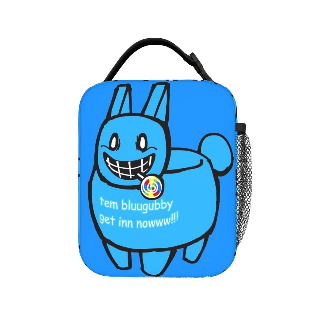 Vintage TEM Bluudude Forsakens Get in Now TEM Blue Dude Insulated Lunch Bag Leakproof Meal Container Cooler Bag Tote Lunch Box