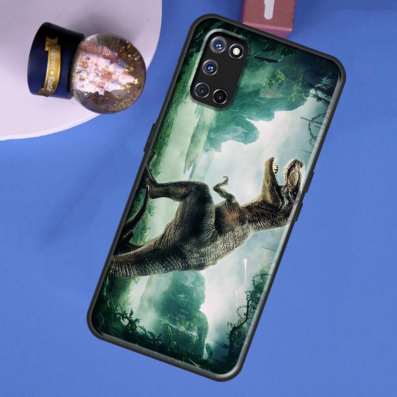 Dinosaur Phone Case For Oppo A40 A60 A80 A16 A76 A96 A91 A15 A17 A57S A18 A38 A58 A78 A98 A74 A94 A54