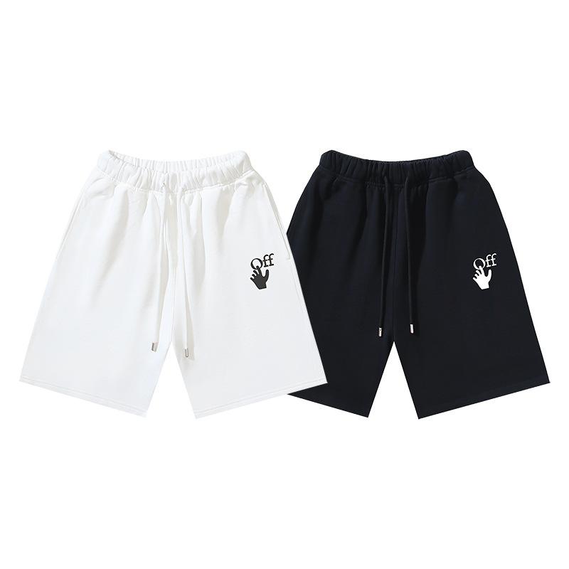 Off-White 2026 Frühling/Sommer Neu OW Palmenbuchstabenmuster Herren und Damen Lässige Lockere Shorts