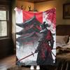 1PC Samurai Warrior Cosplay Costume Blanket Soft Comfortable All Seasons Perfect Sofa Office Travel Home Gift Idea