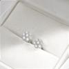 D Color 2.5/3mm Certified Full Moissanite Stud Earrings for Women Sparkling Flower Party Classic Jewelry 100% 925 Sterling Silver