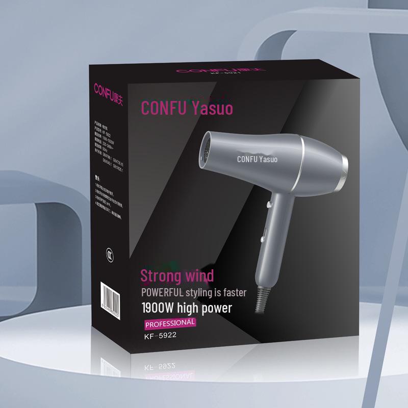 Kangfu KF5922 High-Power Hair Dryer for Quick Drying & Salon-Quality Hair Care