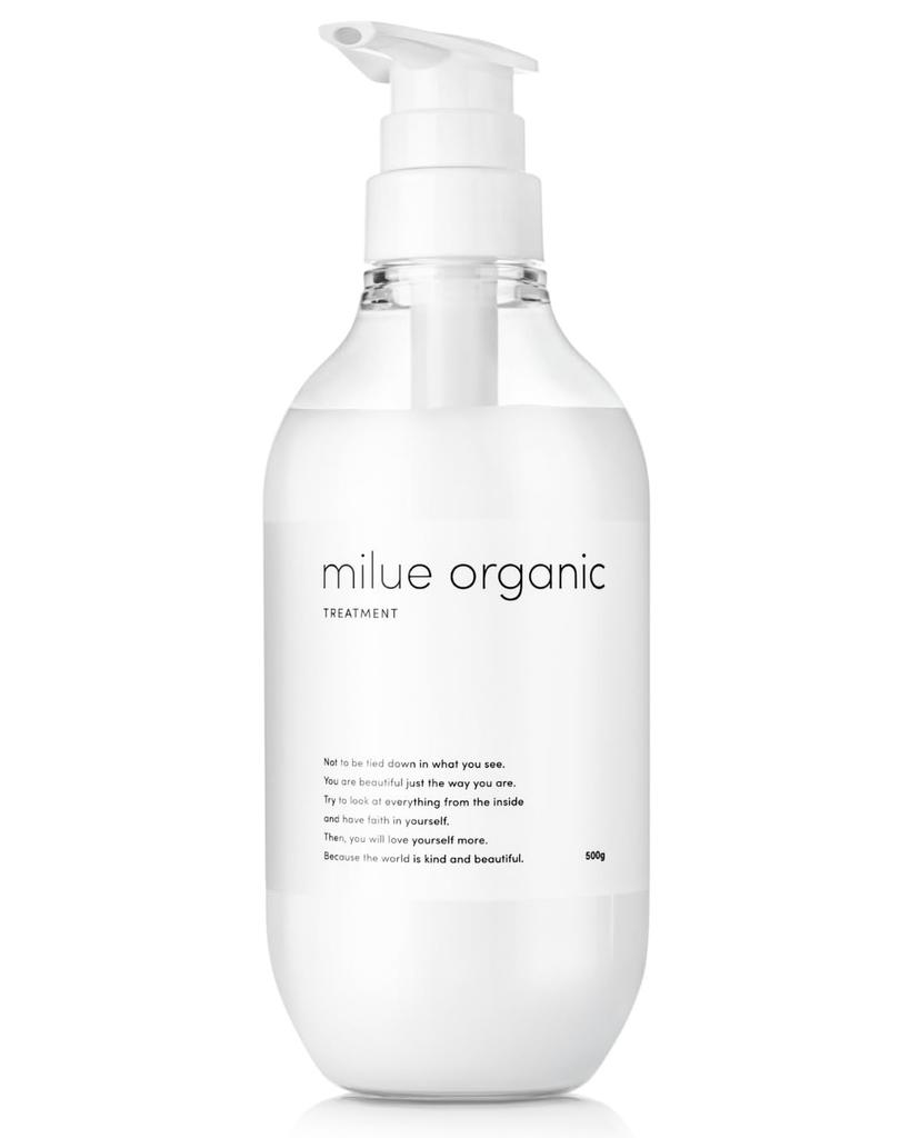 Milue Organic Salon Amino Acid Shampoo Single Supervised by a Hair Diagnostician Shampoo, Exclusive, (500ml Treatment, Item),