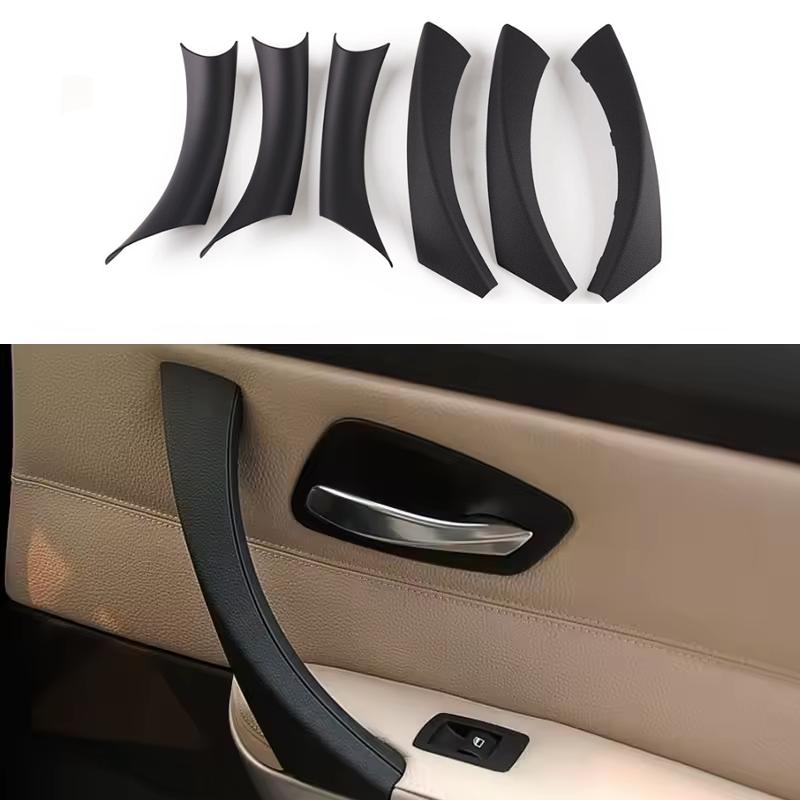 E90 Car Inner Handle Interior Door Panel Pull Trim Cover Black left Right For BMW 3 series E90 E91E92 316i 318i 320i 2005-2011
