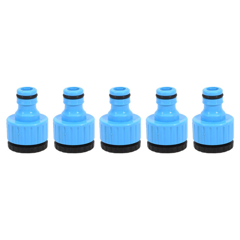 סט מחברים מהירים לצינור מים מפלסטיק עם מתאם פטמה עם הברגה פנימית למכונת כביסה, ברז, אביזרי צנרת גינה, חיבור הברגה זכר