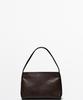 Massimo Dutti Napa Leather Small Shoulder Bag