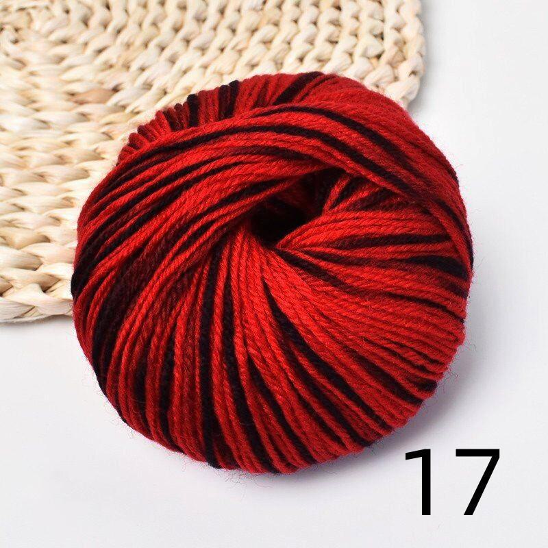 

Линия обуви Fuyi Dyed Wool Acrylic Cotton для ручного ткачества 17