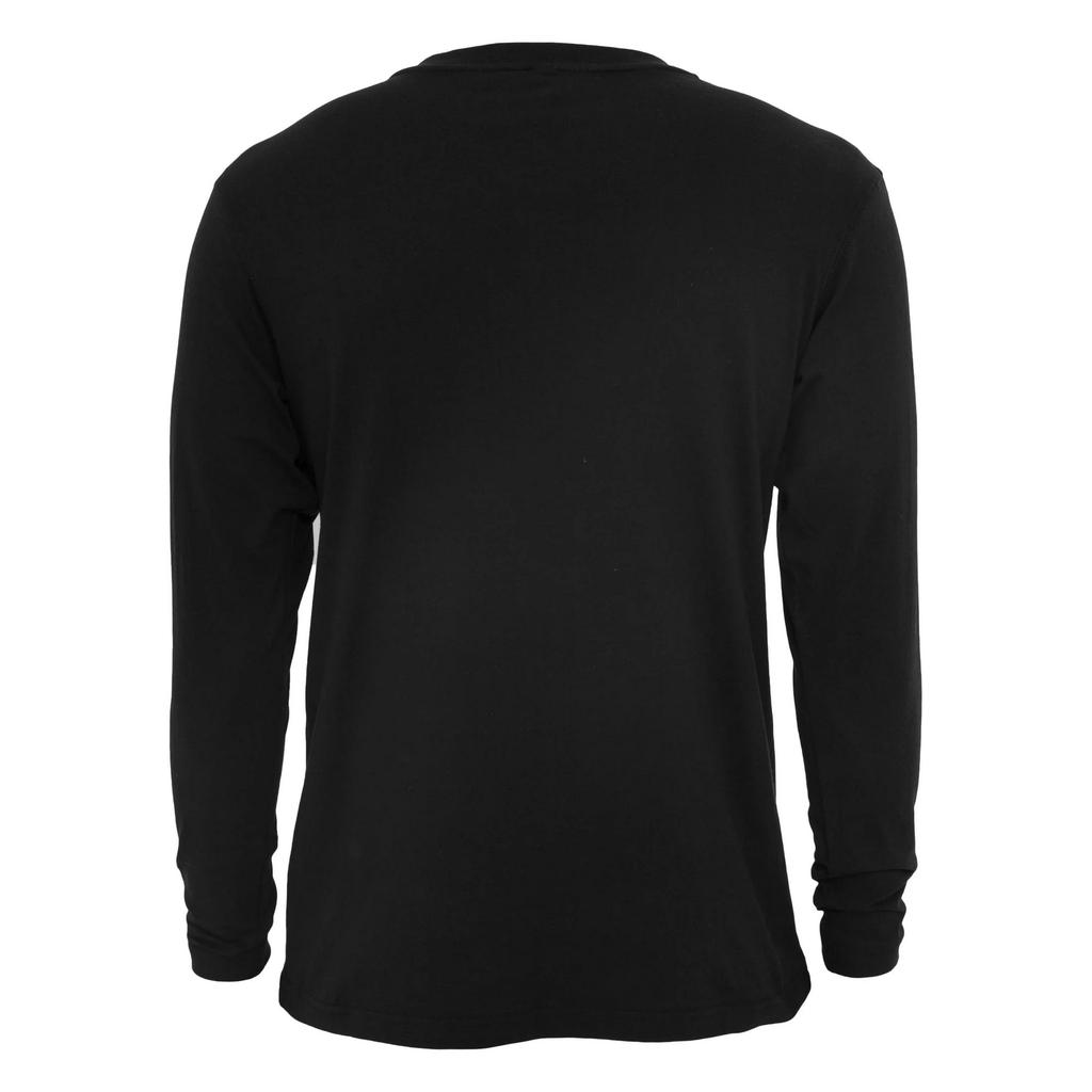 Urban Classics Mens Basic Henley Long-Sleeved T-Shirt