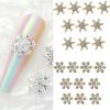 Create Beautiful Nail Designs with 10pcs Shimmering Snowflake Nail Charms Nail Decorations