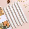 Office School Supplie Calabash Head Brush Question White High Value Student 0.5 Push Type Gel Pen Black Exam Carbon Kawai Lovely