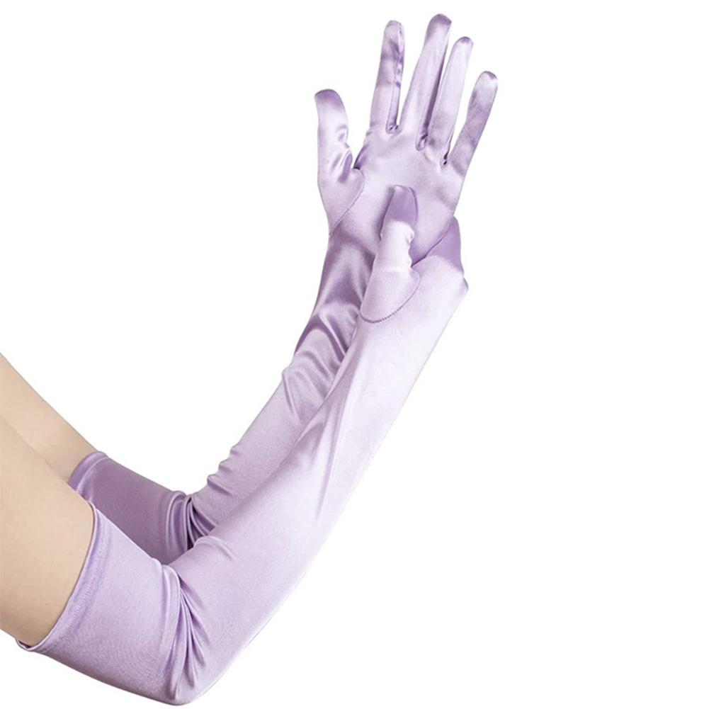 Comfortable Fit Evening Gloves Satin Gloves Elegant Design