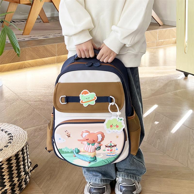 Primary School Boys and Girls Schoolbag Grade 1-3 Cartoon Children Backpack