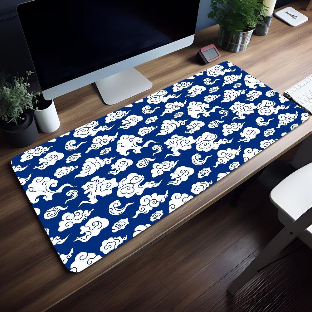 Japanese Clouds pattern Mouse Pad Nonslip Thickened Large Writing Lockedge Office Student Gaming Cushion MousePad