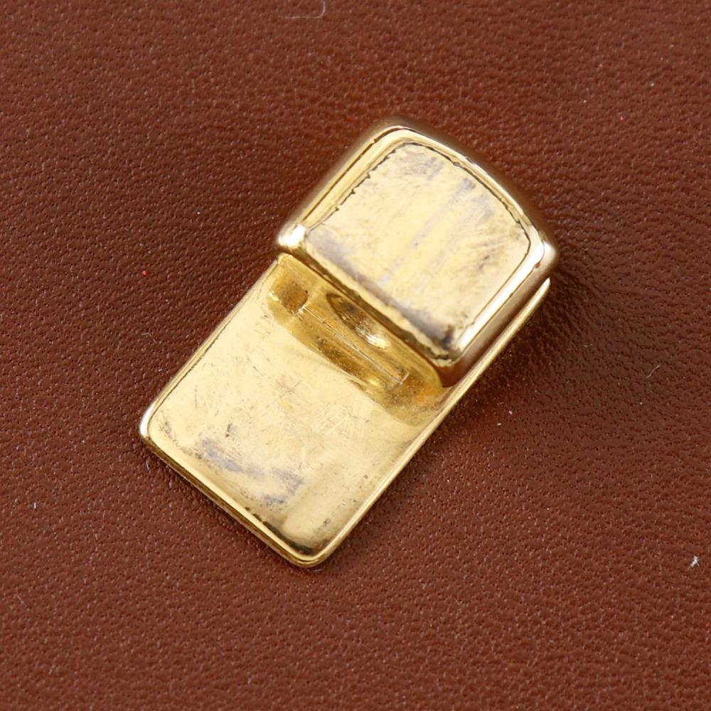 Celine Tote Bag Vintage Brown Calfskin Women Used