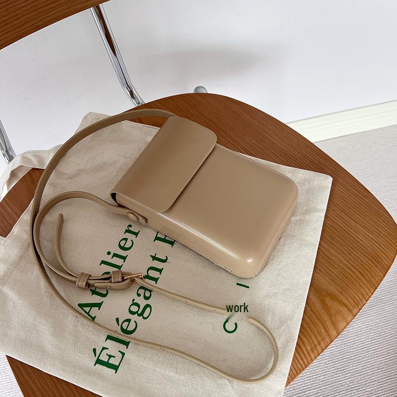 Niche 2025 Stylish Retro Crossbody Phone Bag - Unisex Japanese & Korean Textured Design