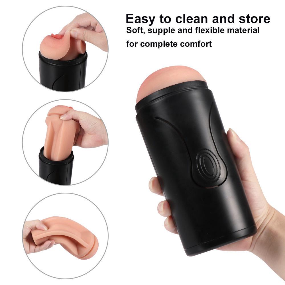 MoDi Male Masturbator Cup Realistic Vagina Soft Tight Pussy Erotic Adult Toys Sex Toys For Men Masturbatings
