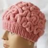 Men's Brain Shaped Hand Knitted Wool Hat