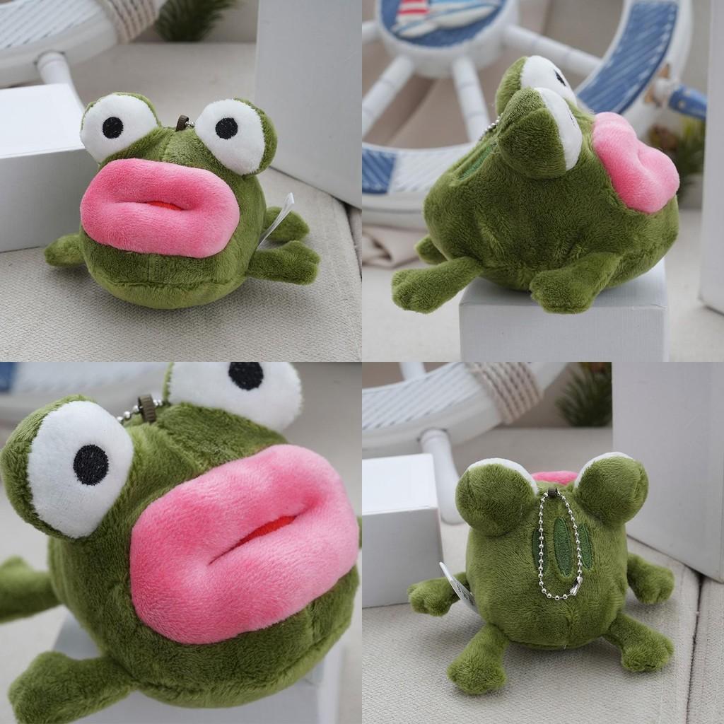 Frog Cute Stuffed Animal Keychain With Pp Cotton For Kids Gift