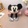 Mickey Mouse Plush Toy Backpack Pendant - Cartoon Head Minnie & Mickey Costume Accessories Ornament