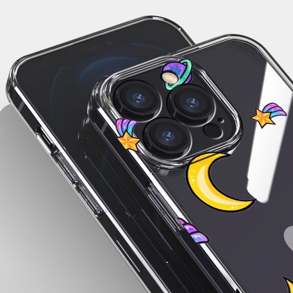 Phone Case For iPhone 15 16 14 13 11 12 Pro Max X XR XS 7 8 Plus SE Transparent Soft Cover Fundas Cartoon Cute Pig Panda Avocado
