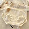 Women's Seamless Mid-Waist Antibacterial Cotton Panties - Plus Size Hip-Wrapping, 100% Baby Cotton.