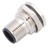 Waterproof Socket 4Pin Panel Back Mounting Waterproof Connector Electrical Supplies M12FP4