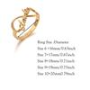Custom Broad Surface Name Heart Rings Women Unisex Gold Color Personalization 6-10 Size Wedding Bride Jewelry Stainless Steel
