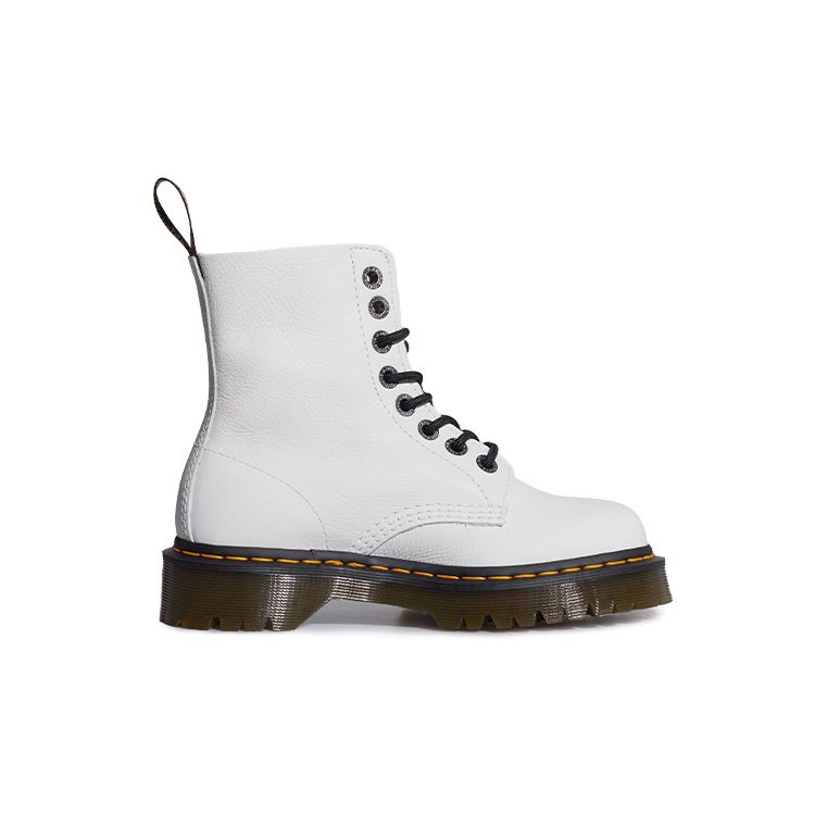 Dr. Martens 1460 Bex Pascal 8 Eyelet Leather Round Toe Lace-Up Short Mid-Calf Boots Unisex boots White 27376113