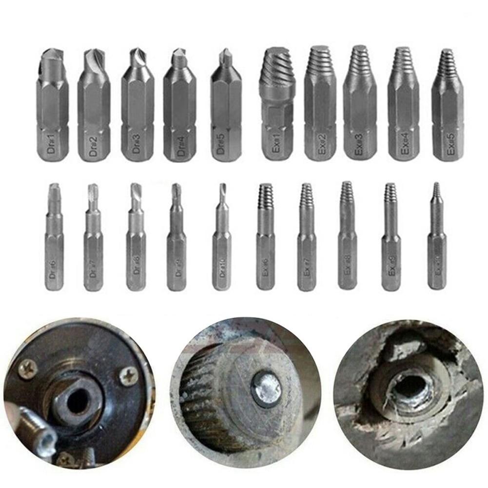 

Accessories Drill Bit Screw Disassembler Grey Metal Power Tools 6.35mm