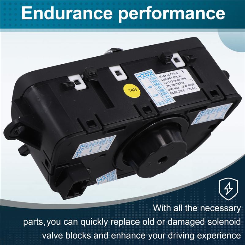 NEW-4M0941531 AA Headlight Adjuster 4M0941531AA Car Headlight Control Switch Headlight Button Switch For  A4 A5 S4 Q5 Q7