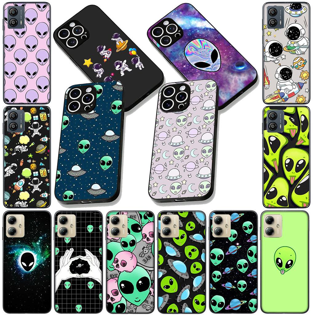 for Motorola Moto Edge 50 30 Fusion 40 NEO Ultra Pro E14 G20 E15 G35 G84 G13 G53 Case Alien Universe Galaxy Space Astronaut Star