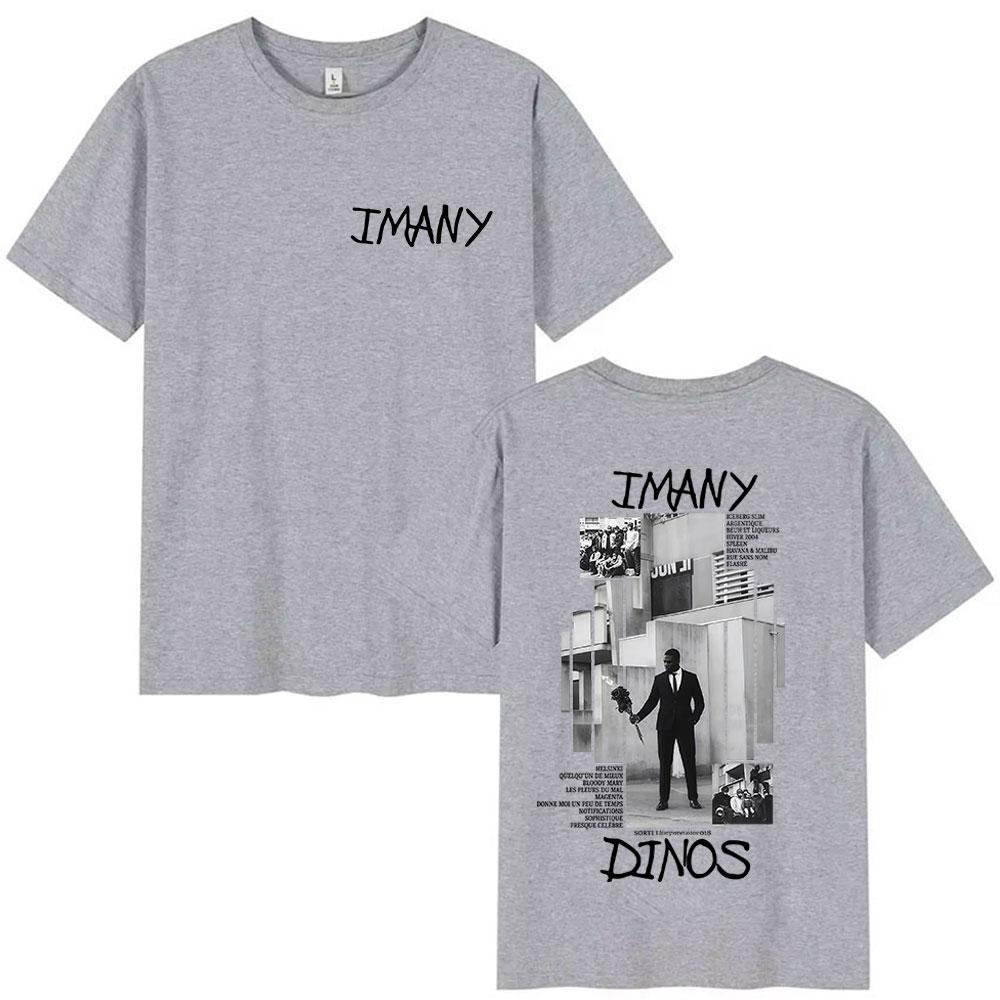 

Rapper Dinos IUnisexY Album 2026 Graphic T Shirts Unisexs Women Gothic Retro Style Short Sleeve Tshirt Fans Hip Hop Clothing Tshirt S