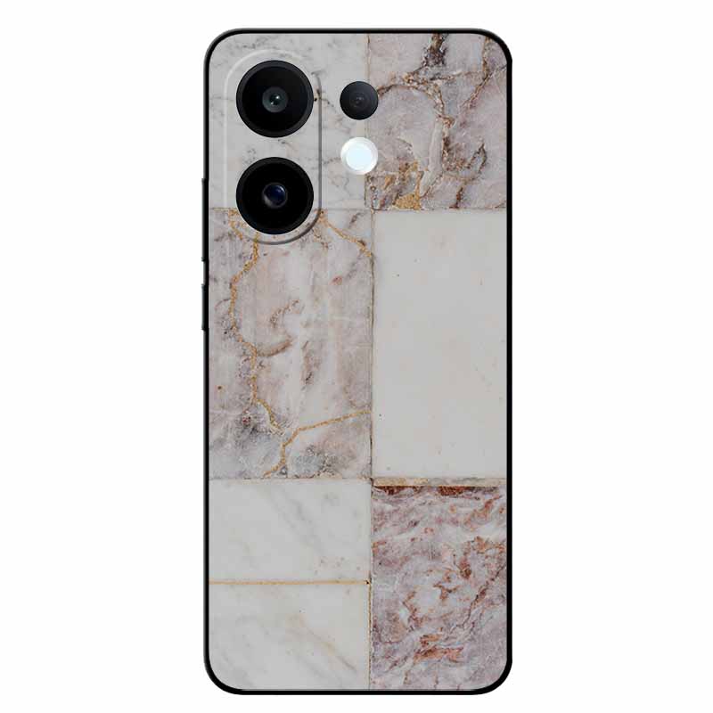 For Vivo S30 5G Cases V2464A Marble Painted Silicone Back Cover Cases For V2464A Soft Black Funda VIVO S30 TPU Cases Vivo S30 5G