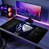 Bochum Mauspads, Große Gaming Schreibtischmatte, Rutschfestes XXL-Mauspad für Laptop & Tablet, Mini-PC-Spielmatte mit Genähten Kanten